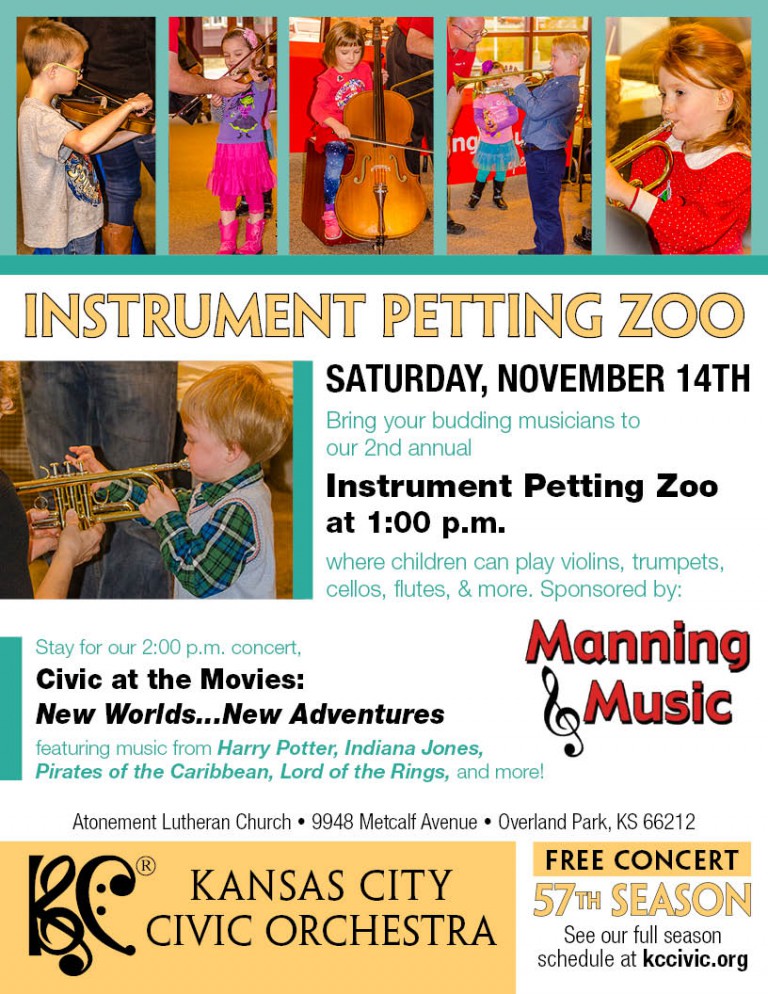 Instrument Petting Zoo Kansas City Civic Orchestra